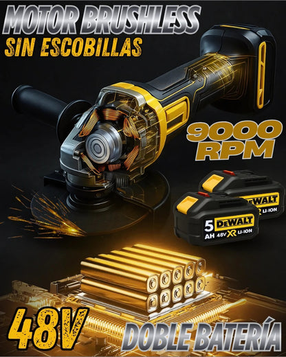AMOLADORA DeWaLT INALAMBRICA 48V