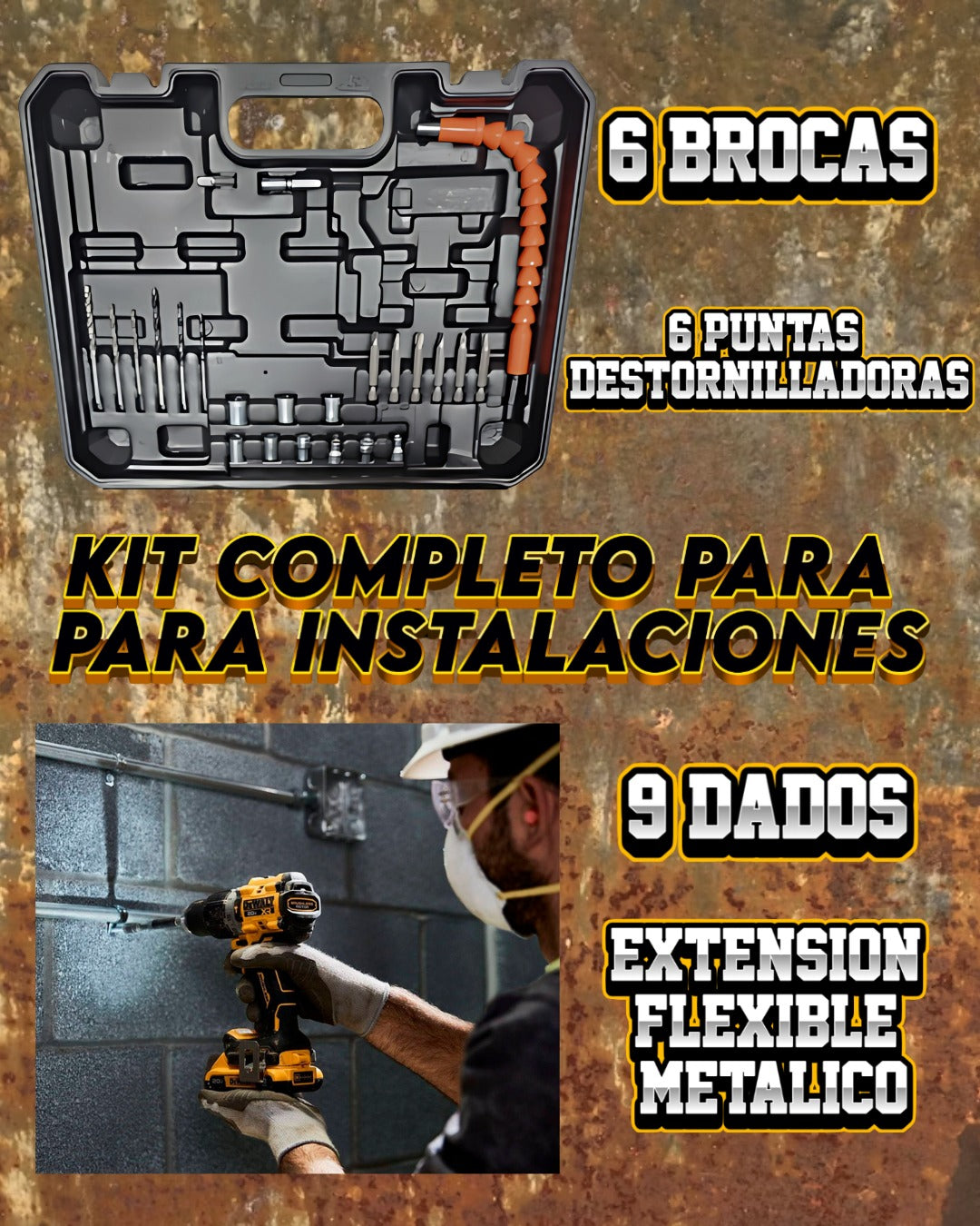 TALADRO MANDRIL METALICO DeWaLT