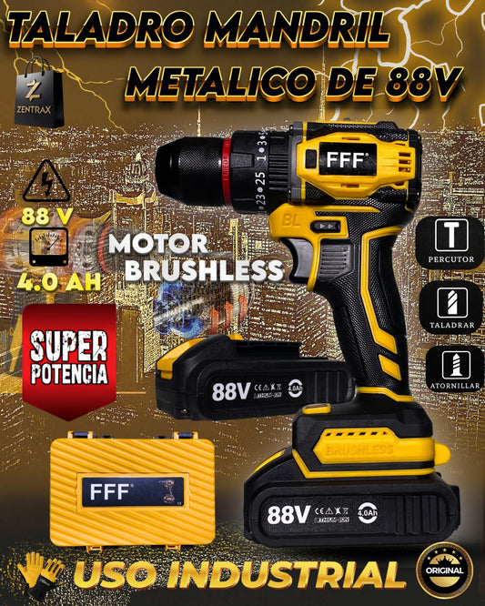 TALADRO MANDRIL METALICO DE 88V